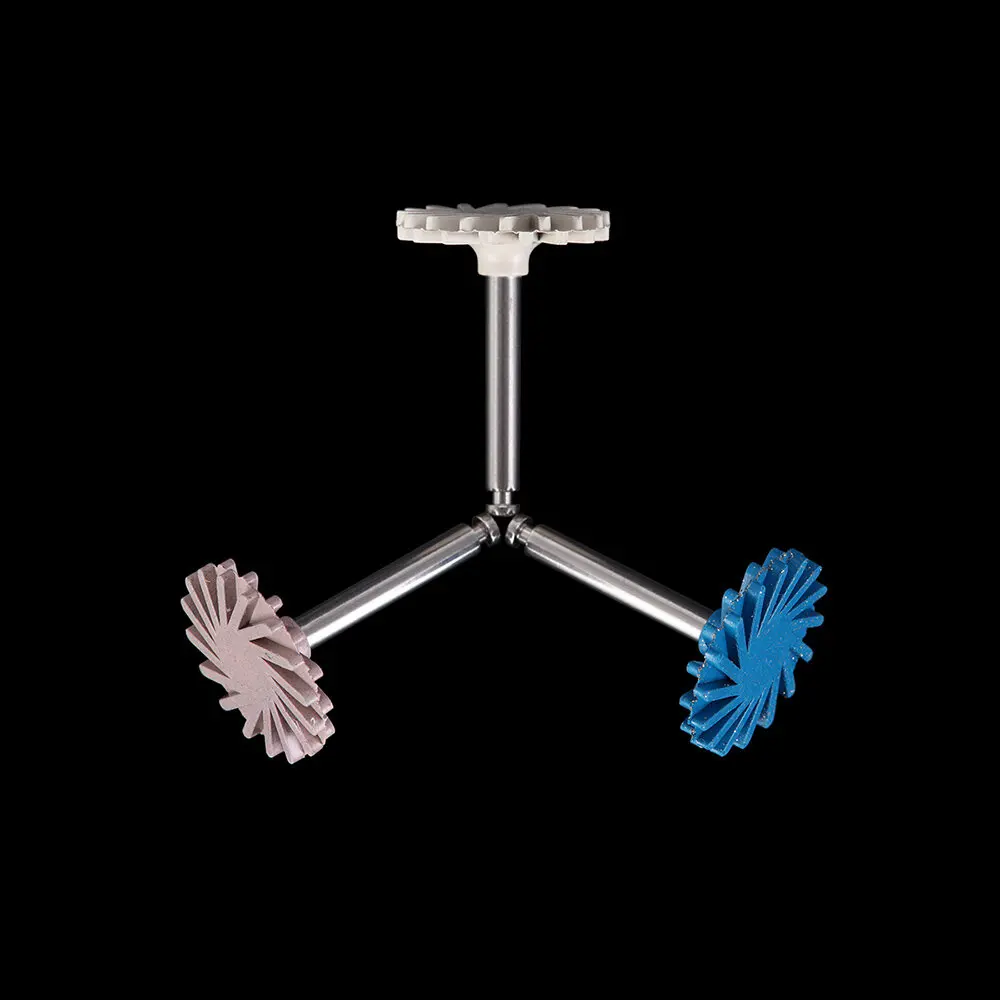 6 шт./компл. зубная композитная Смола полировального диска комплект Спираль