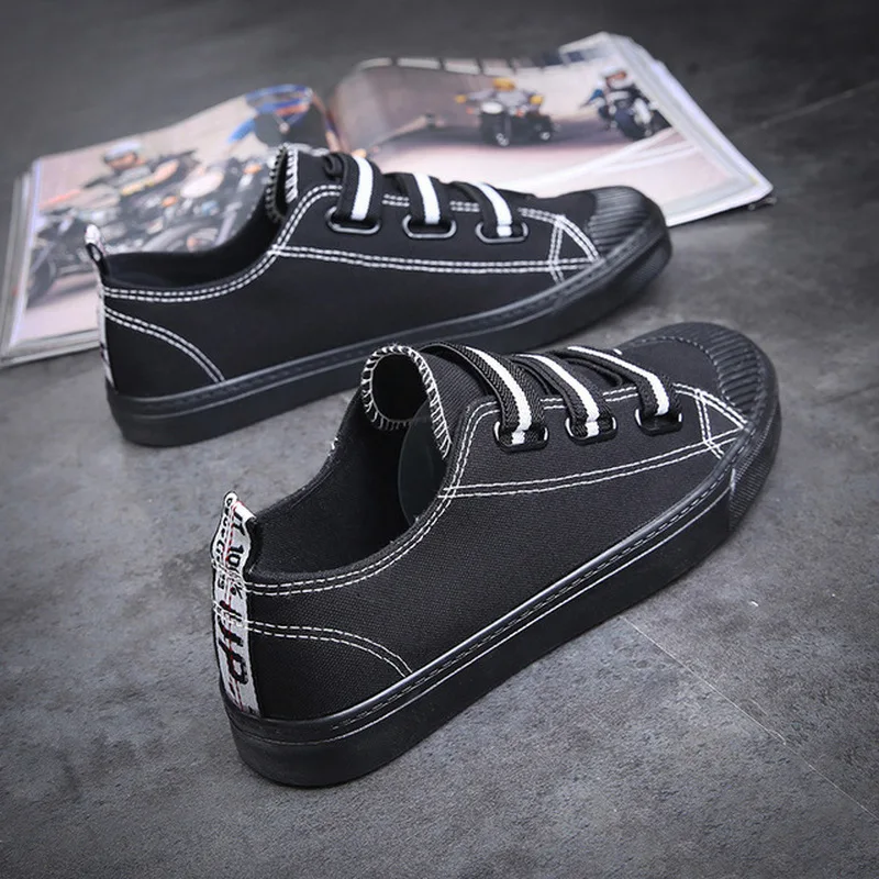 Мужская обувь модные кроссовки повседневная парусиновая Вулканизированная