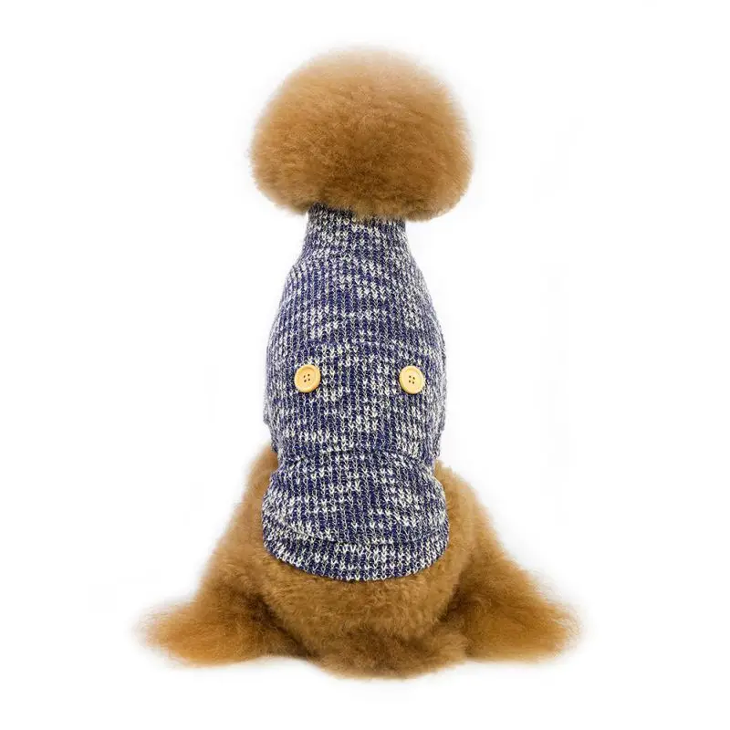 2018 осенне зимняя одежда для домашних животных теплые свитера собак свитер с