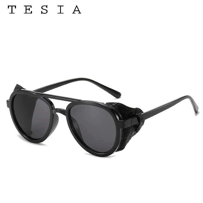 Солнечные очки в стиле стимпанк для мужчин и женщин винтажные солнцезащитные