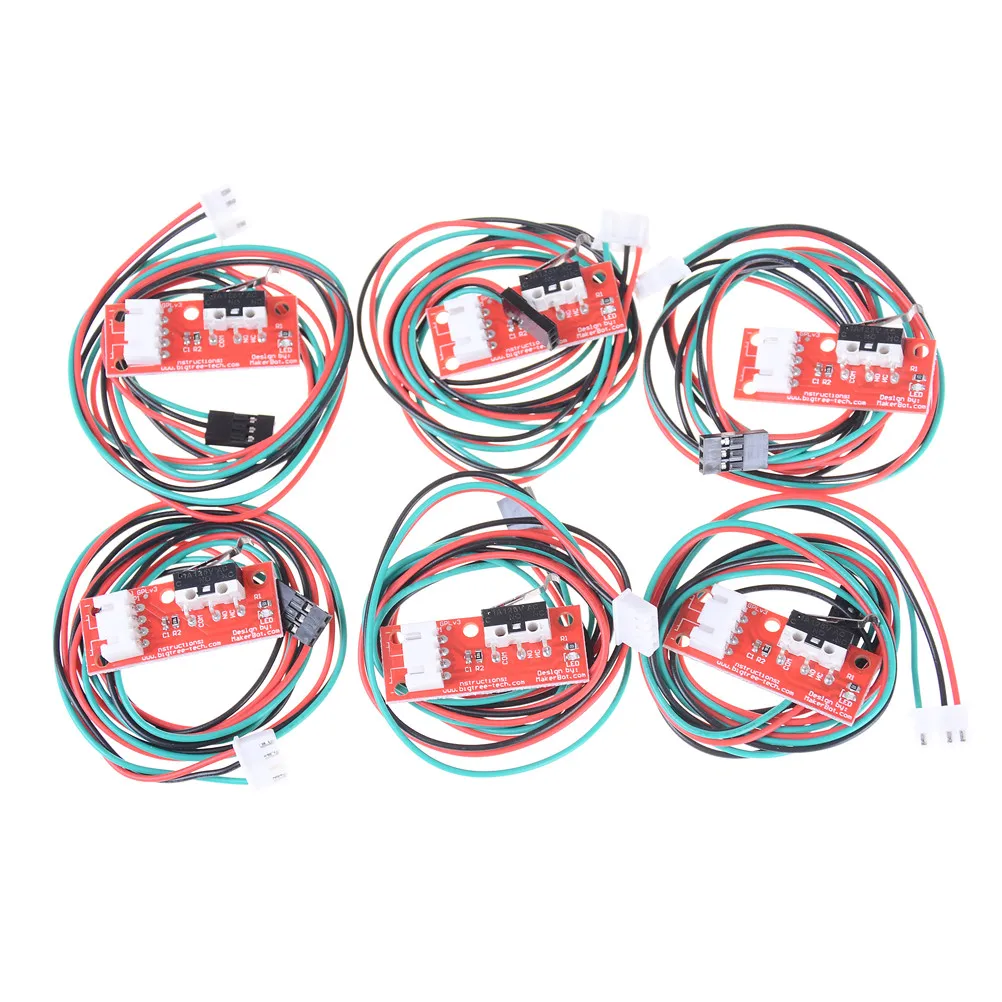 

Концевой механический ограничитель торцевого сигнала для ЧПУ 3D-принтера Ramps, 6 шт./компл., концевой выключатель 4*1,6 см