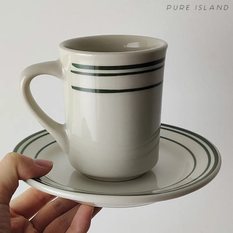 Современные белые керамические кофейные чашки милые чайные в японском стиле