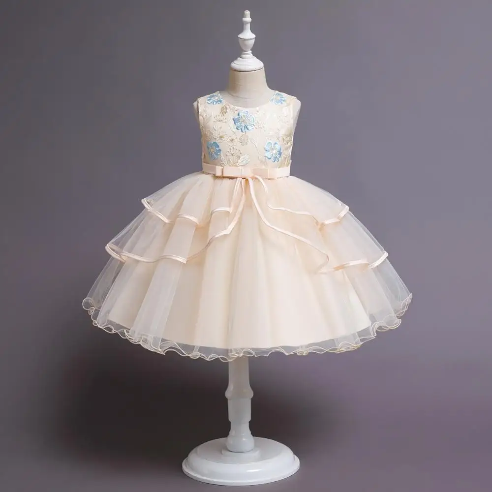 

2021 Свадебные платья для девочек с цветами длиной до колен синее розовое Тюлевое платье для девочек с аппликацией Короткое бальное платье на...