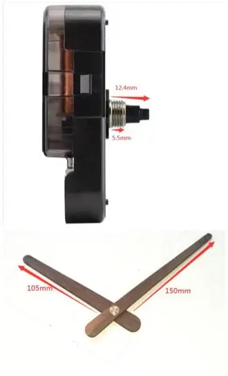 100 шт. 12888 бесшумные часы кварцевый механизм Красная стрела ручной набор для
