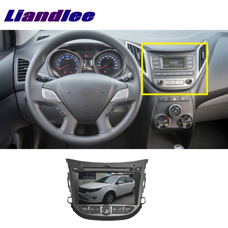 Liandlee для Hyundai HB20 2012 ~ 2017 LiisLee Автомобильный мультимедийный ТВ DVD GPS аудио Hi-Fi радио