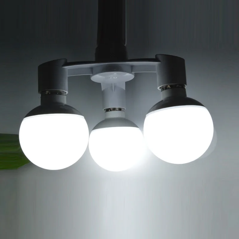 

E26 E27 7 5 4 3 in 1 LED Light Bulbs Socket Adapter Splitter, Standard Lamp Holder Base Converter for Home Commercial Lighting