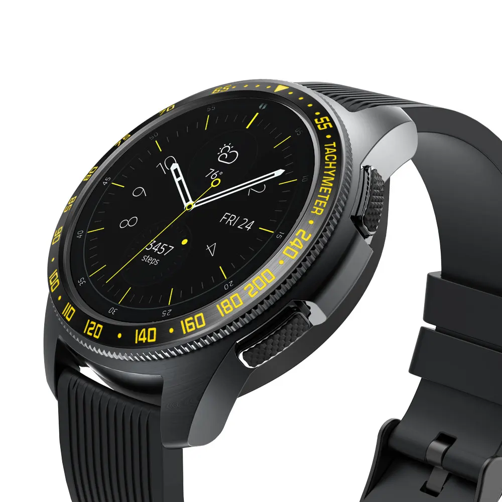 new Bezel Ring for Samsung Galaxy Watch 42mm Adhesive Cover Anti Scratch Stainles Steel Protection Accessories Gear S2 sport | Наручные