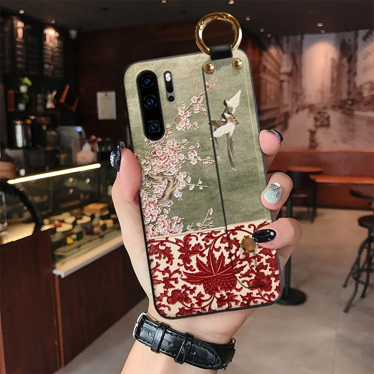 Pattern C 3D рельефный чехол для huawei Коврики 30 20 Pro Lite 20X P30 P20 Nova 5T 3e 3i Honor V30 20 9X 8X Max 7X 7C 10 Крышка наручный ремень Funda - Цвет: Pattern C