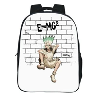 dr stone backpack boy girl bag students school bags anime cosplay bookbag kids back to school gift fashion travel rucksack