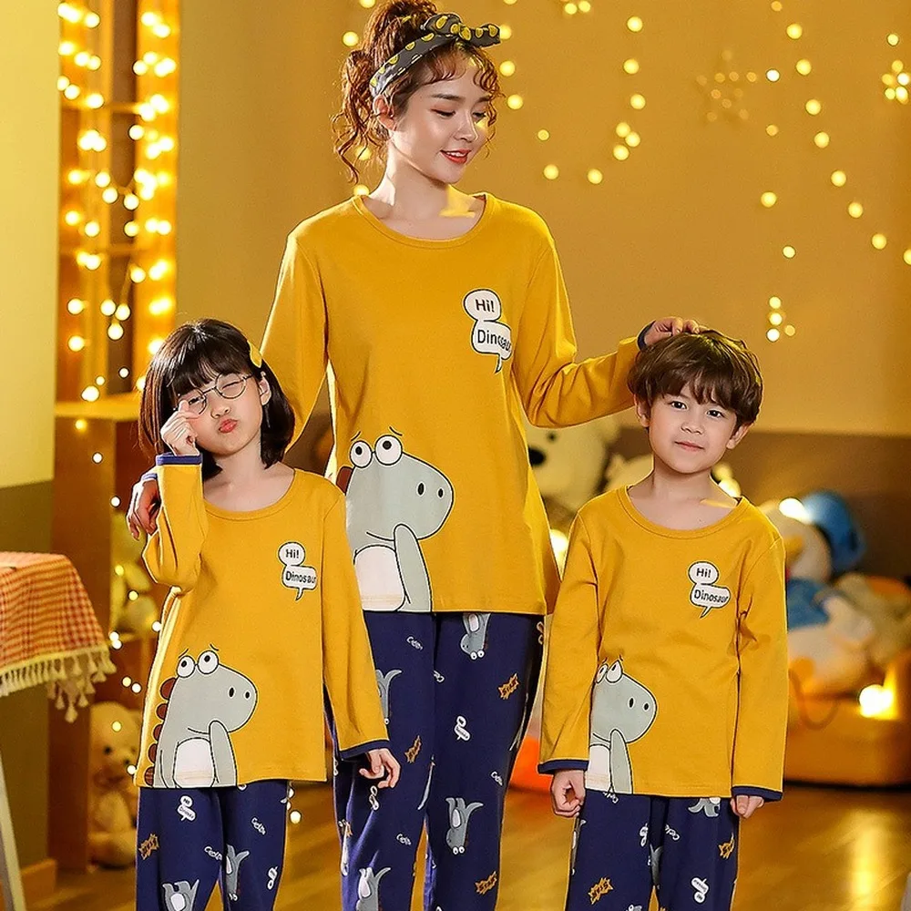 Family Christmas Pajamas Outfits  Spring  Autumn  Couple Clothes Sui Mommy  Daughter Matching Clothes Family Matching Clothes