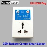 5pcslot sc1 gsmvc euukau plug 110 240v gsm mobile phone remote control smart socket sc1 gsml upgraded version smart switch