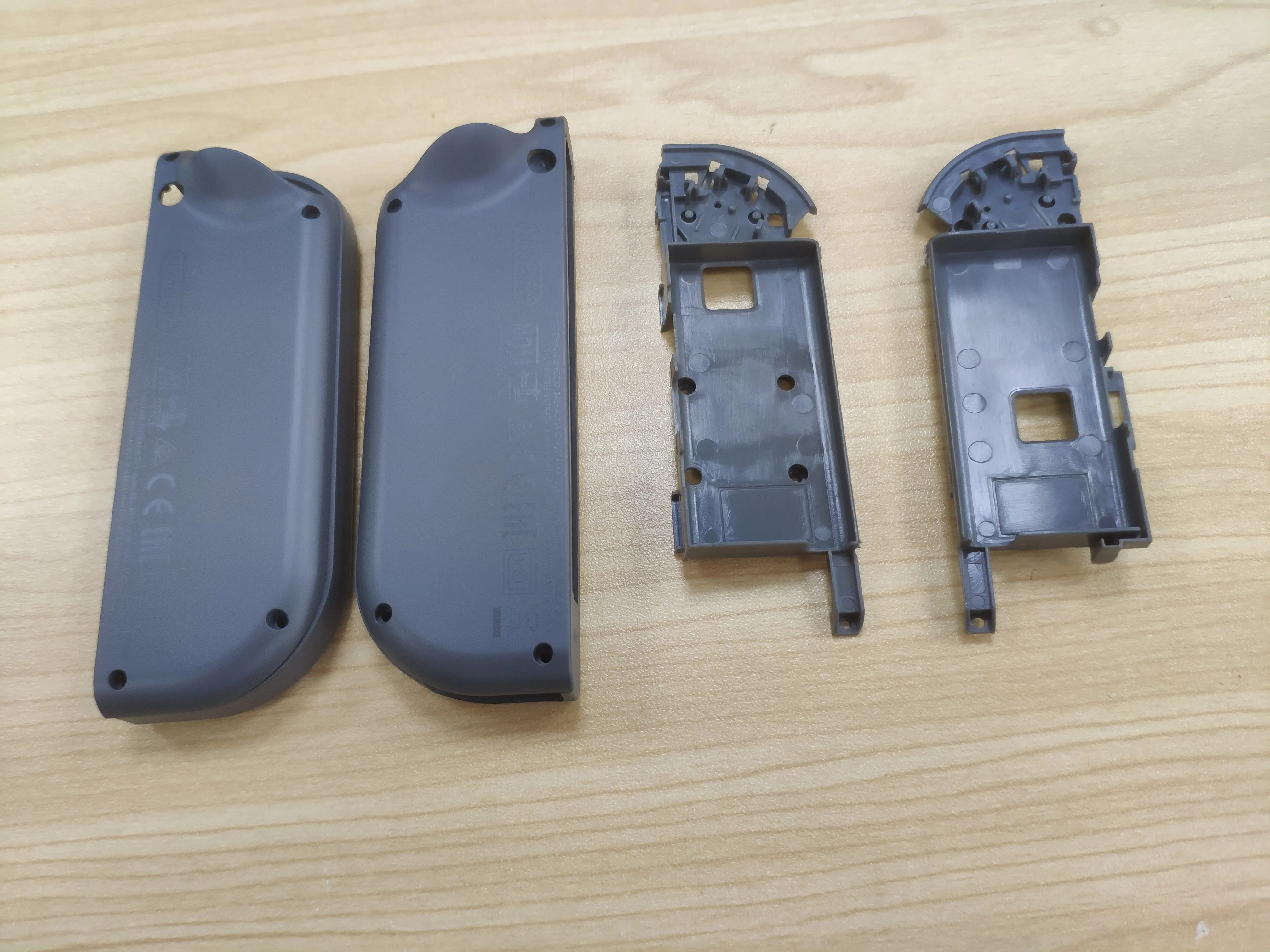 5 комплектов Сменный Чехол для джойстика с левой и правой стороны красный/серый