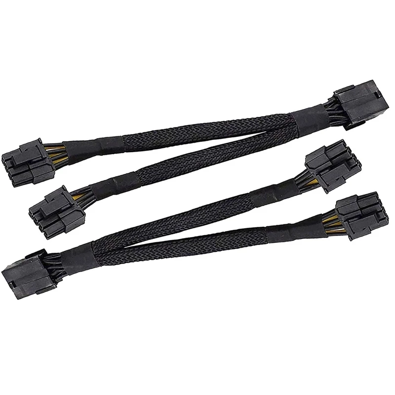 PCI Express 8-контактный двойной 6 + 2-контактный кабель питания PCIe разветвитель от 1 до 2