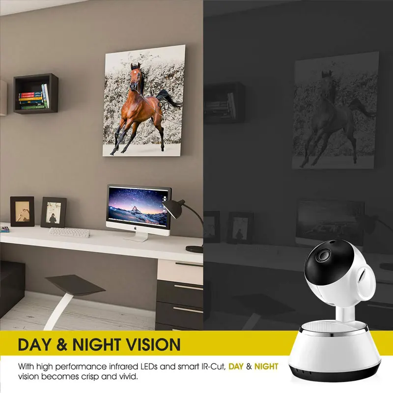 JOYZON Видеоняни и радионяни 1080P экшн-камера с Wi-Fi IP Камера ночного видения