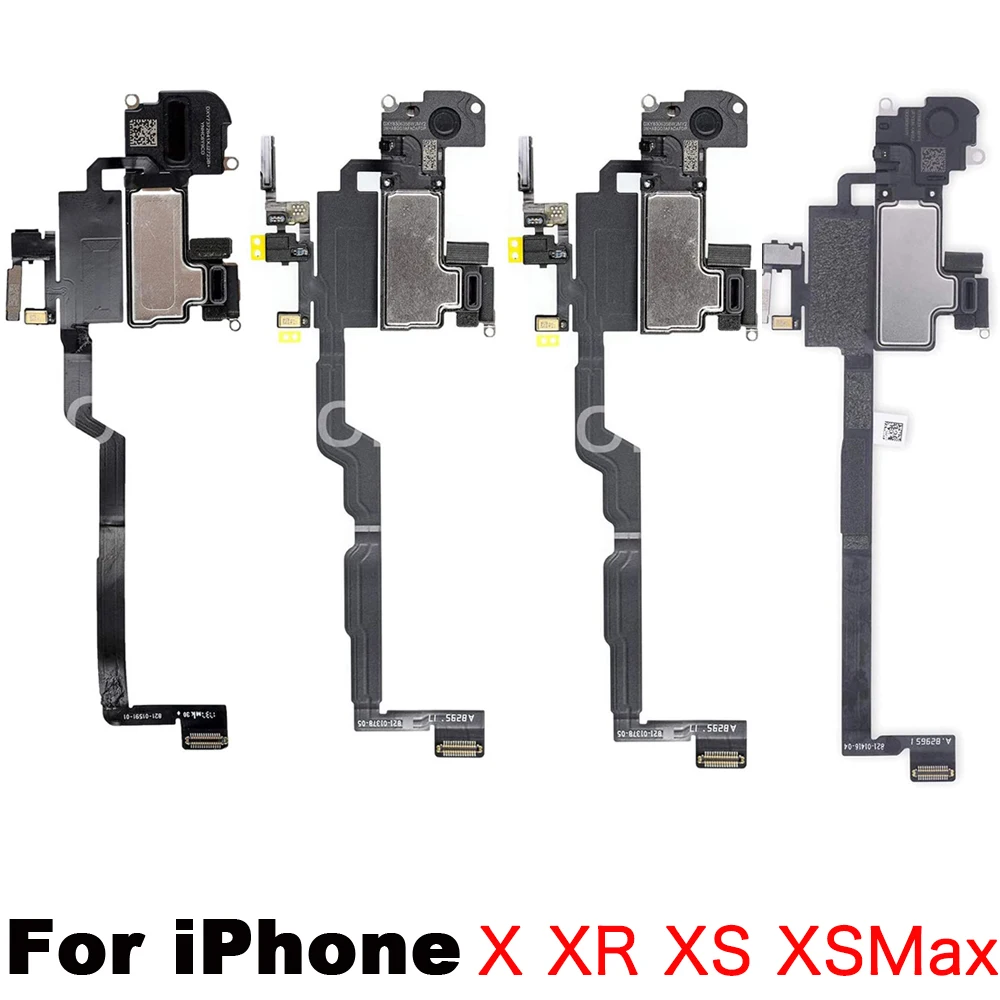 

Hot Earpiece Ear Speaker Listening With Light Sensor Flex Cable Replacement Parts For iPhone X XR XS XSMax