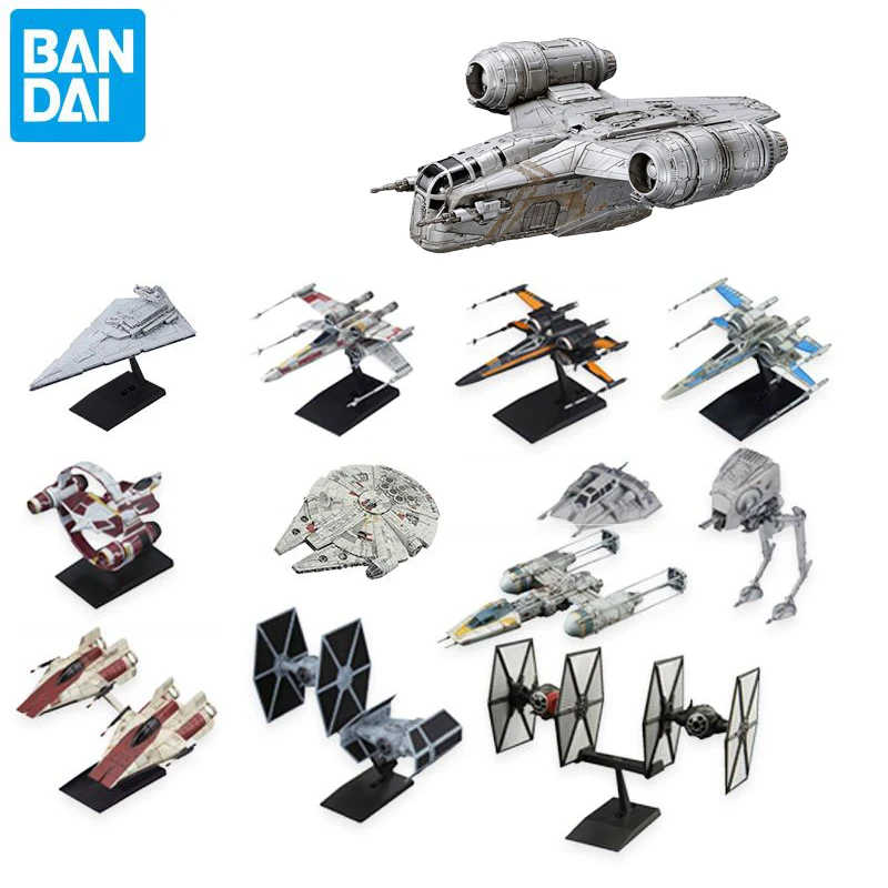 Фигурка автомобиля Bandai Звездные войны модель модели Тысячелетнего Сокола X-Wing