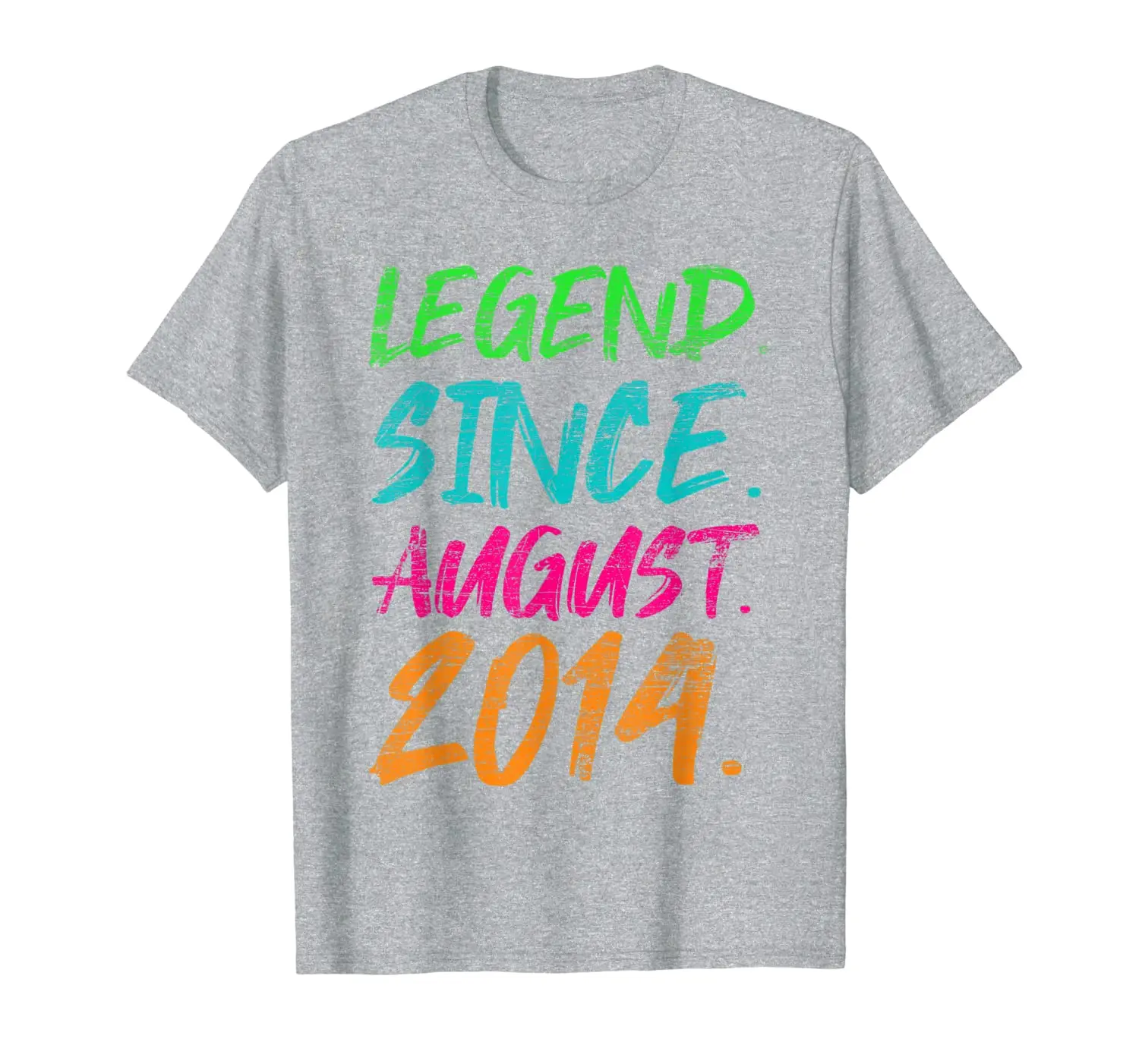 

Legend Since August 2014 Boys Girls Bday Gifts 5th Birthday T-Shirt