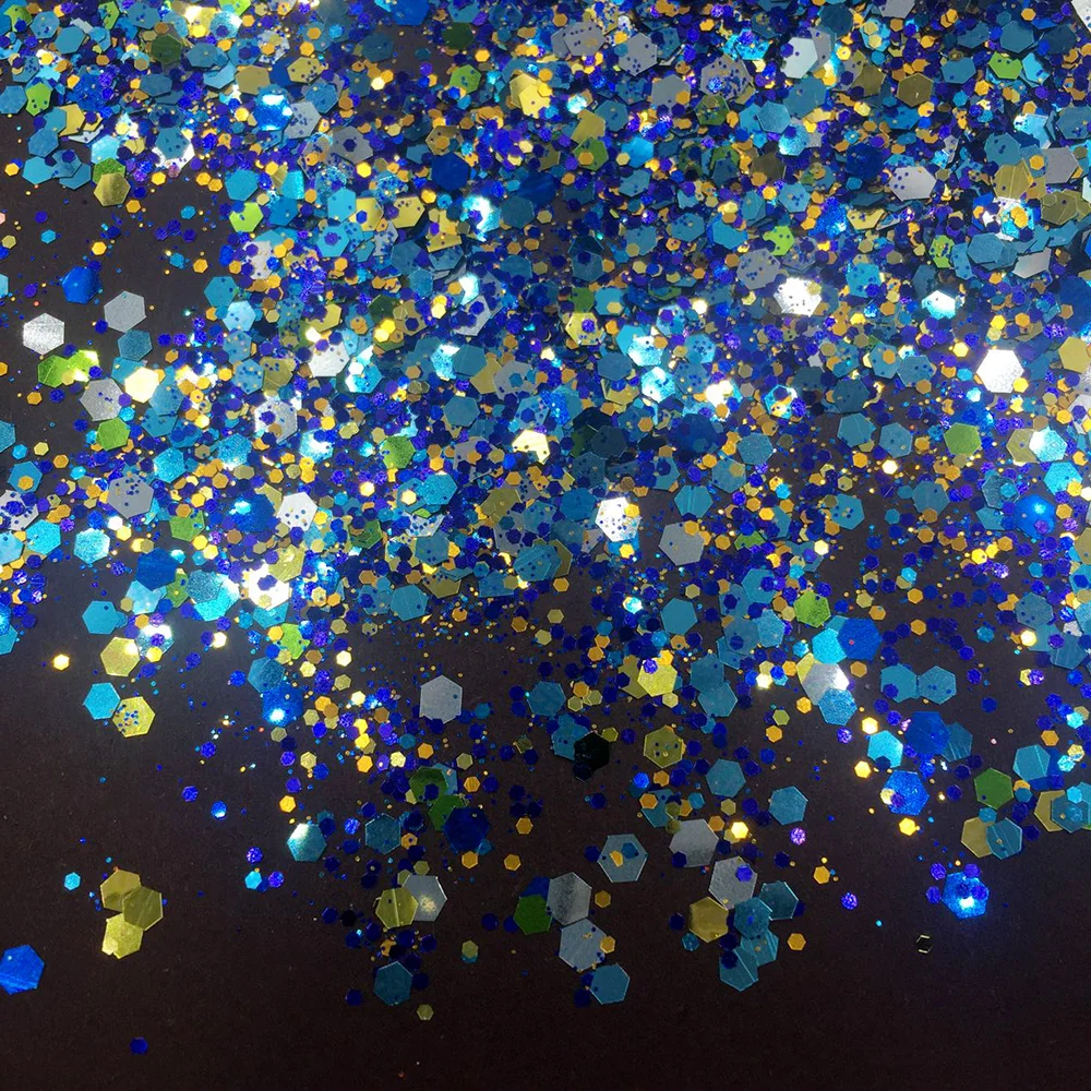 10g Multicolor Loose Sequins For Crafts DIY Nail Art Decoration Body Eye Face Glitter Chunky Sequin Wedding Festival Accessories | Дом и сад