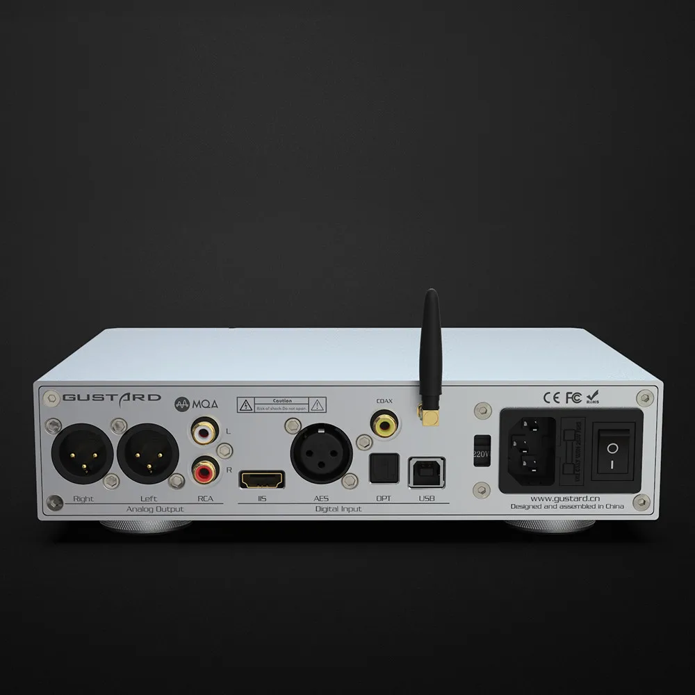 R-076 GUSTARD DAC-X18 ЦАП MQA с чипом ES9038 PRO XU216 Процессор Bluetooth 5 0 Hi-Fi аудиодекодер PCM768 DSD512 LDAC HD