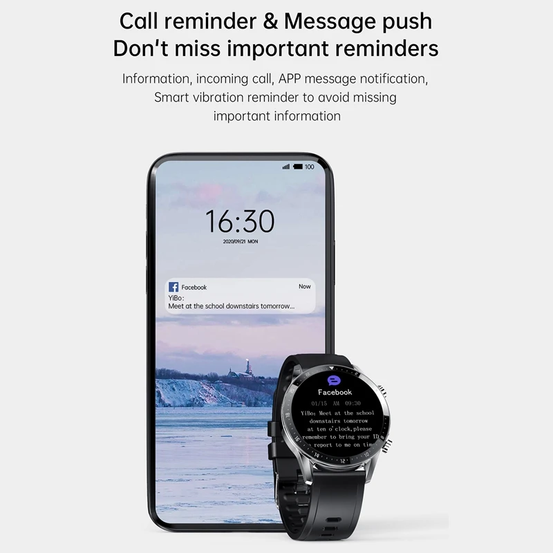 

Z08S Smart Watch 1.3Inch Full Contact Screen Heart Rate Monitor Multi-Sports Mode for IOS Android