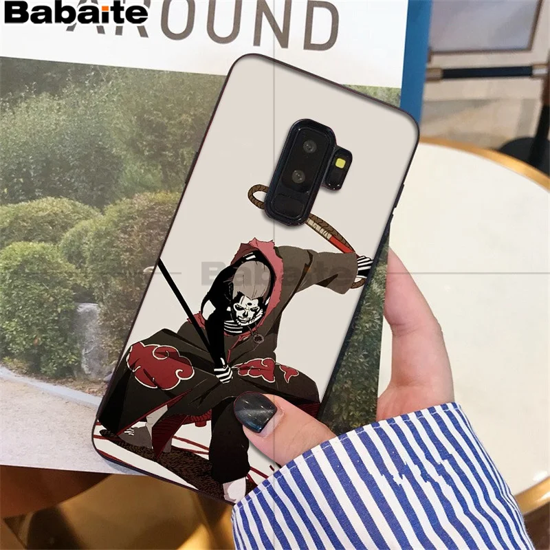 Babaite Наруто Черная мягкая оболочка телефона samsung S9 S9 плюс S5 S6 S6edge S6plus S7 S7edge S8 S8plus крышка M10 20