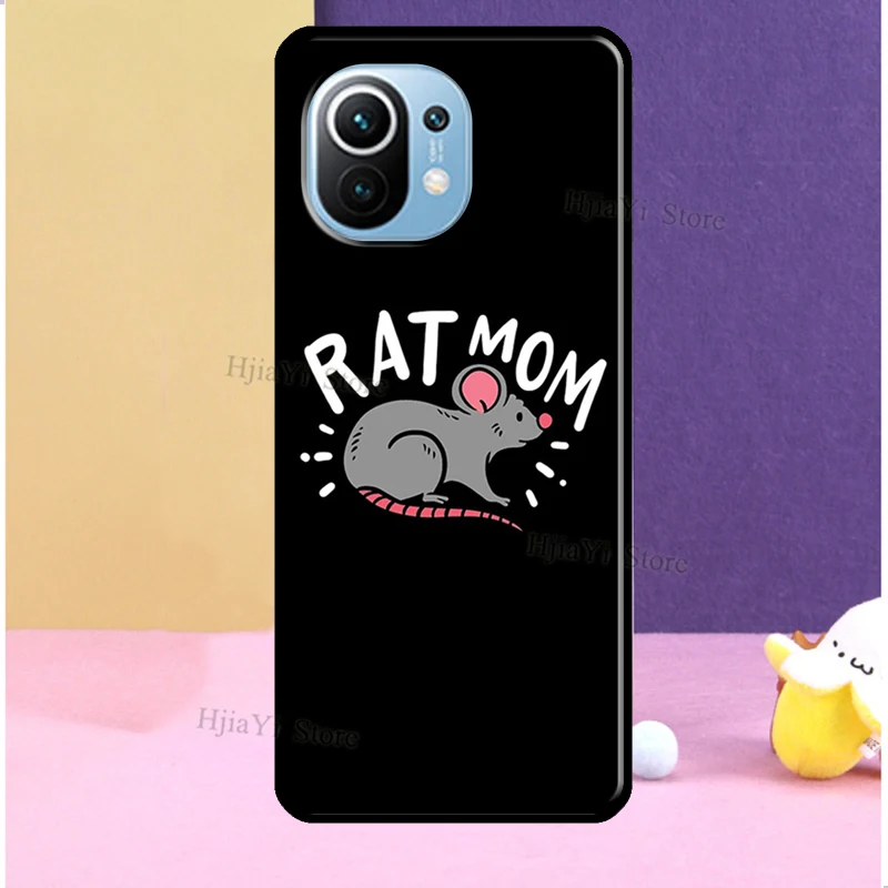 Крыса мама для POCO F3 F1 F2 M3 X3 Pro Чехол Xiaomi Mi 11 Lite Ultra 9 10 9T 11T A3 задняя крышка | Мобильные