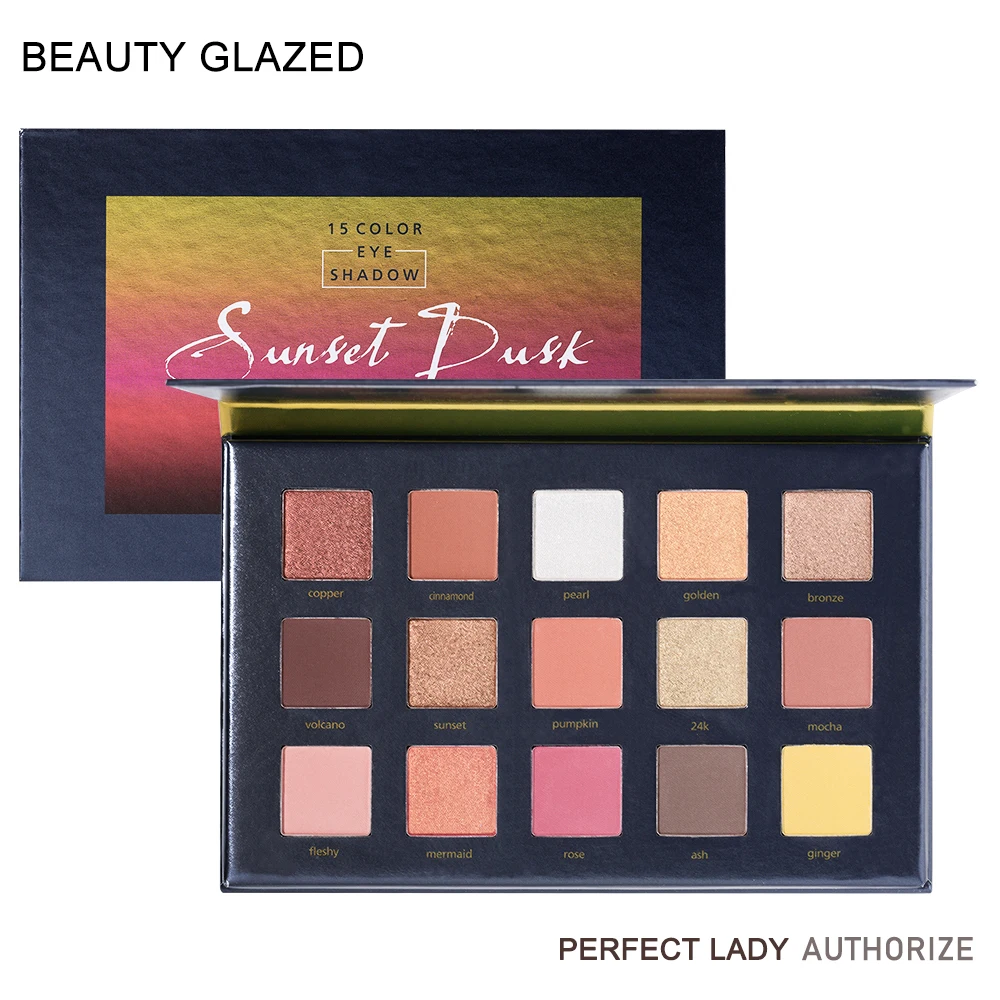 Beauty Glazed новая палитра теней для век телесного цвета Женская матовая Мерцающая