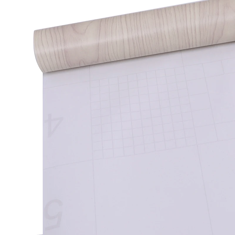

White Peel And Stick Wood Paper Self Adhesive Contact Paper Decor Removable