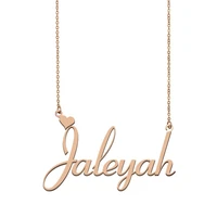 jaleyah name necklace custom name necklace for women girls best friends birthday wedding christmas mother days gift