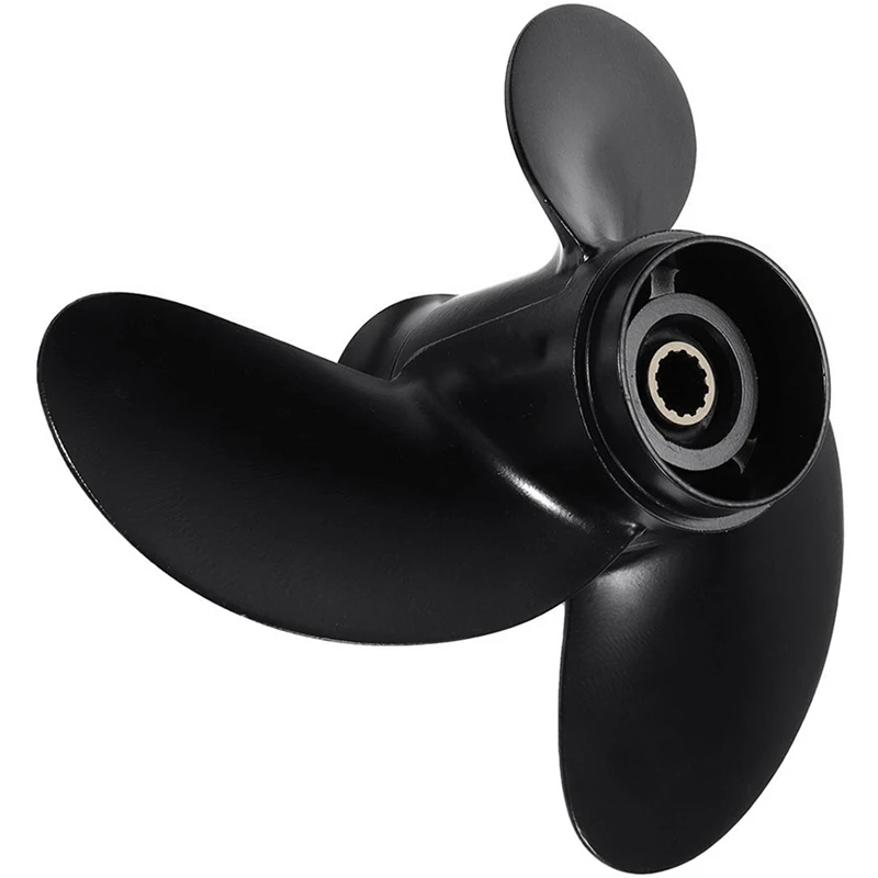 

3B2-64515-0 Outboard Propeller For Tohatsu/Nissan/Mercury 8-9.8Hp R-Rotation Aluminum Alloy 3 Blades 12 Spline Tooth