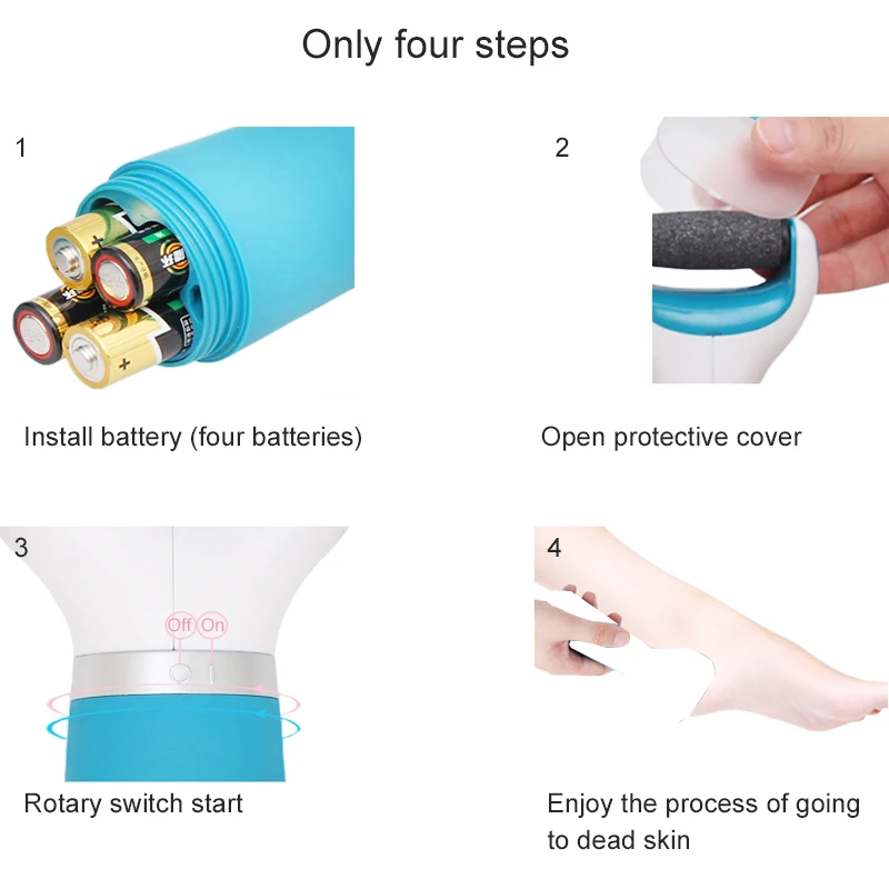 Электрический пилочка для ухода за ногами средство удаления омертвевшей кожи