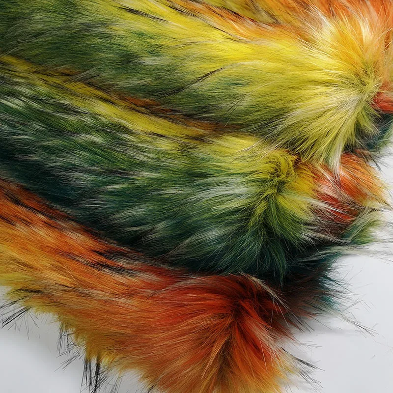 Енот жаккард анти натуральный Лисий мех пальто меховой воротник топ волосы мяч