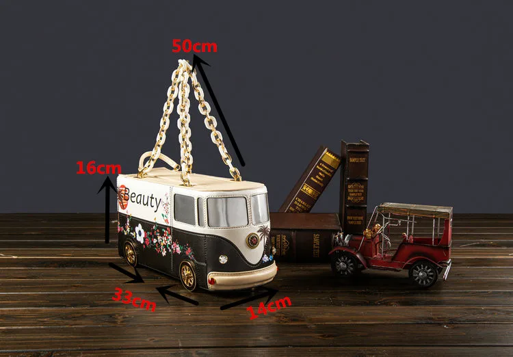 Новинка 2023 стильная сумка креативная для автобуса оригинальная из искусственной