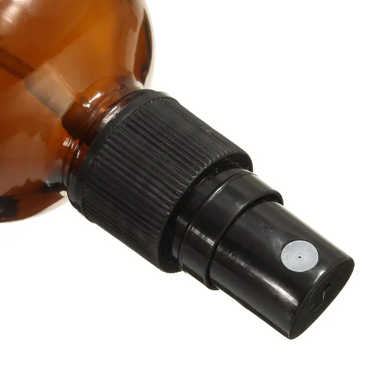 

1 pc Empty Amber Glass Spray Bottle Water Sprayer Refillable Atomiser Container for Essential Oils