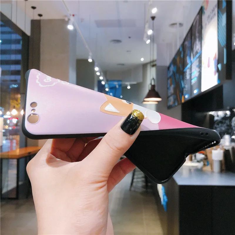 

Shiba Dog Puppy Phone Cases for iPhone 11 Pro Max Phone Case X XR Soft Back Cover iphone 7 8p BFF Couple Phone Case