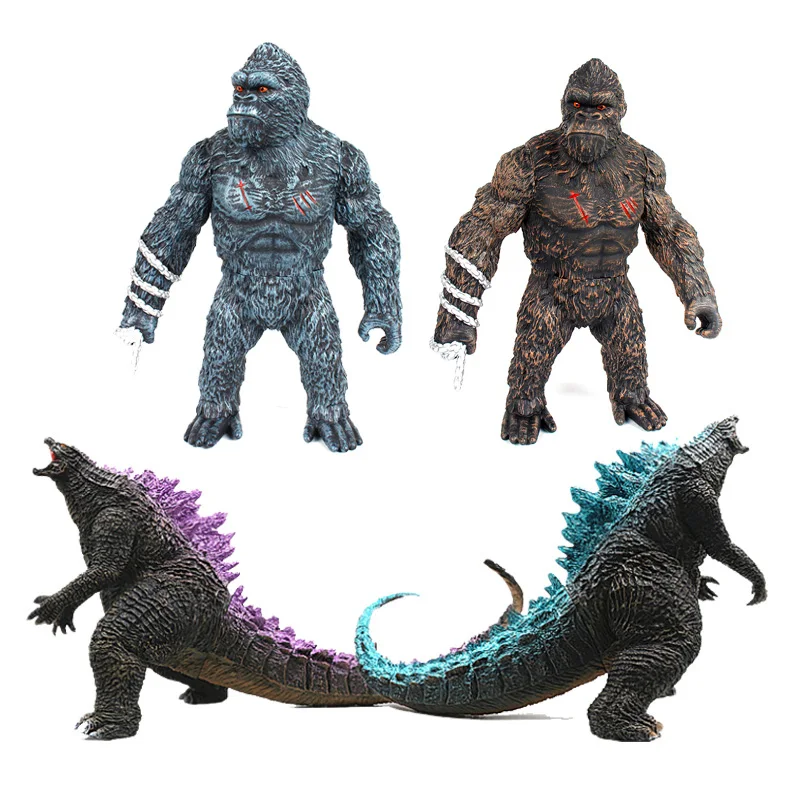 

Фигурка Moive King Kong Vs Gojira, ПВХ, животное, орангутан, модель обезьяны, мягкая резиновая фигурка, игрушки, 31 см