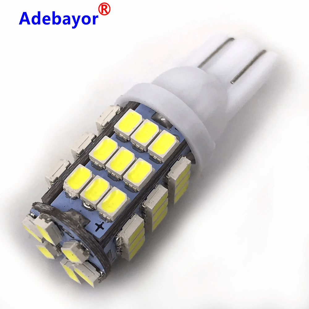 1000 шт. Автомобильный светодиодный супер яркий T10 W5W 42 SMD 1206 3020 с поворотным боковым