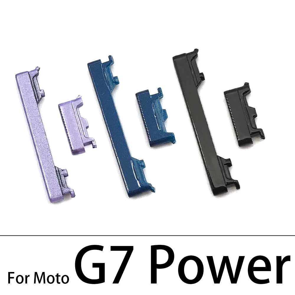 5 шт./лот для Moto G7 Power G9 G8 Plus Play Lite Боковая кнопка питания + Кнопка громкости |