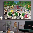 Картины на холсте для гостиной, без рамки