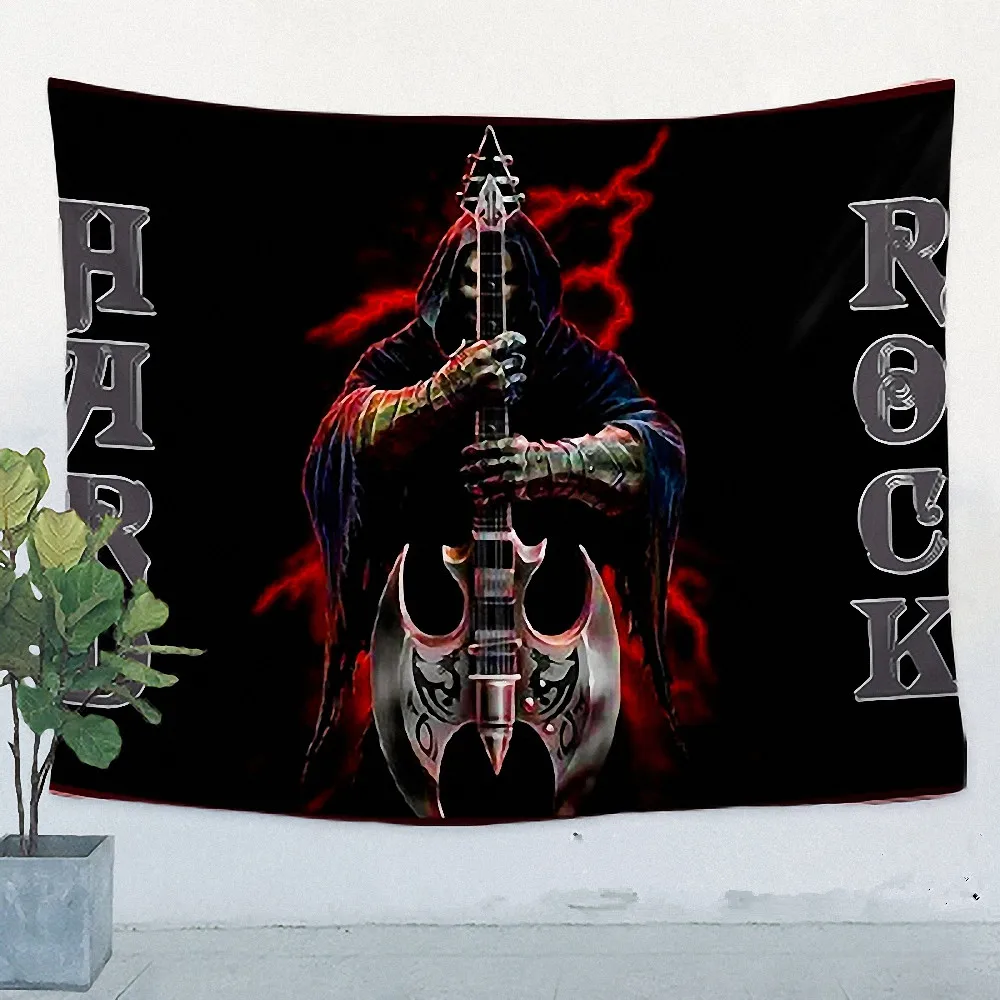 Хип хоп джаз регги рок тяжелый металл музыкальный плакат Ретро Флаг баннер