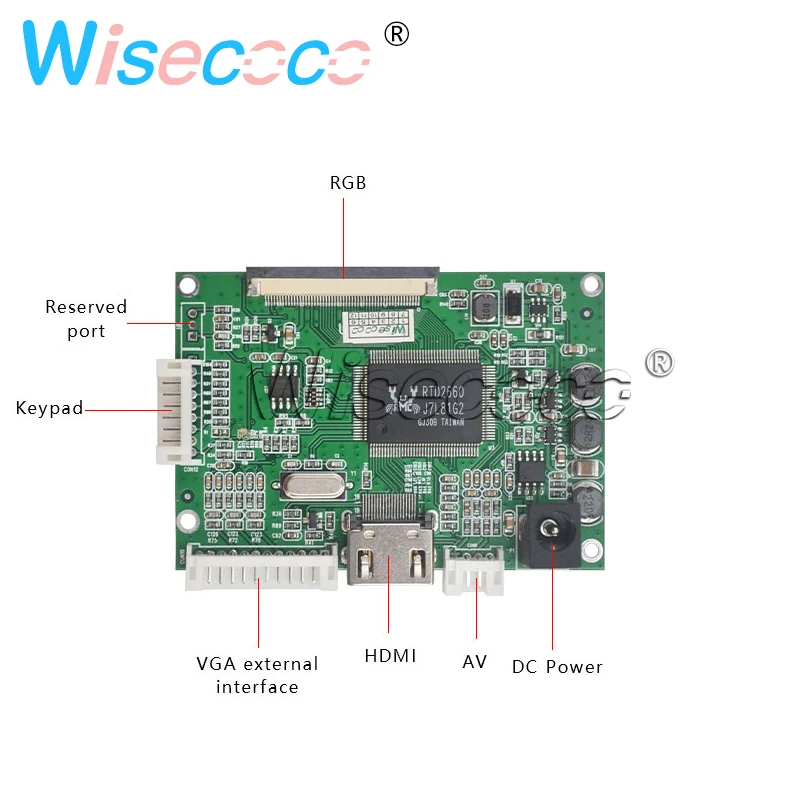 

3.5 inch 640*480 lcd screen digitizer driver board JT035IPS-02-V0