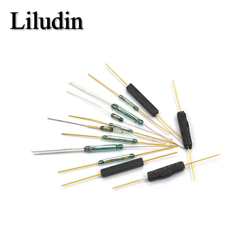 5 шт. N/O геркон магнитный переключатель 2*14 мм нормально открытый индукционный N/C