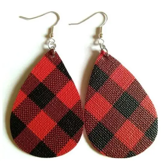 Новинка! Женские серьги подвески из искусственной кожи длинные висячие с