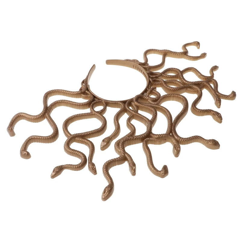 

Halloween Vintage Medusa Snake Costume Headband Cosplay Dress-up Headpiece Carnival Mardi Gras Masquerade F25 21 Dropshipping