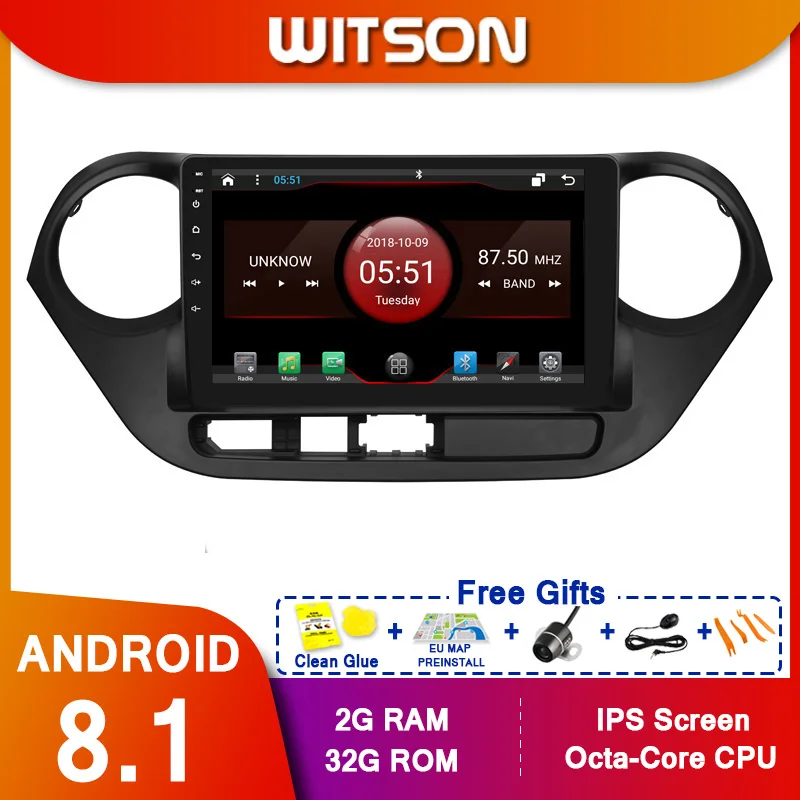 WITSON 9 &quotFULL HD сенсорный экран Android 10 Восьмиядерный Автомобильный GPS мультимедийный