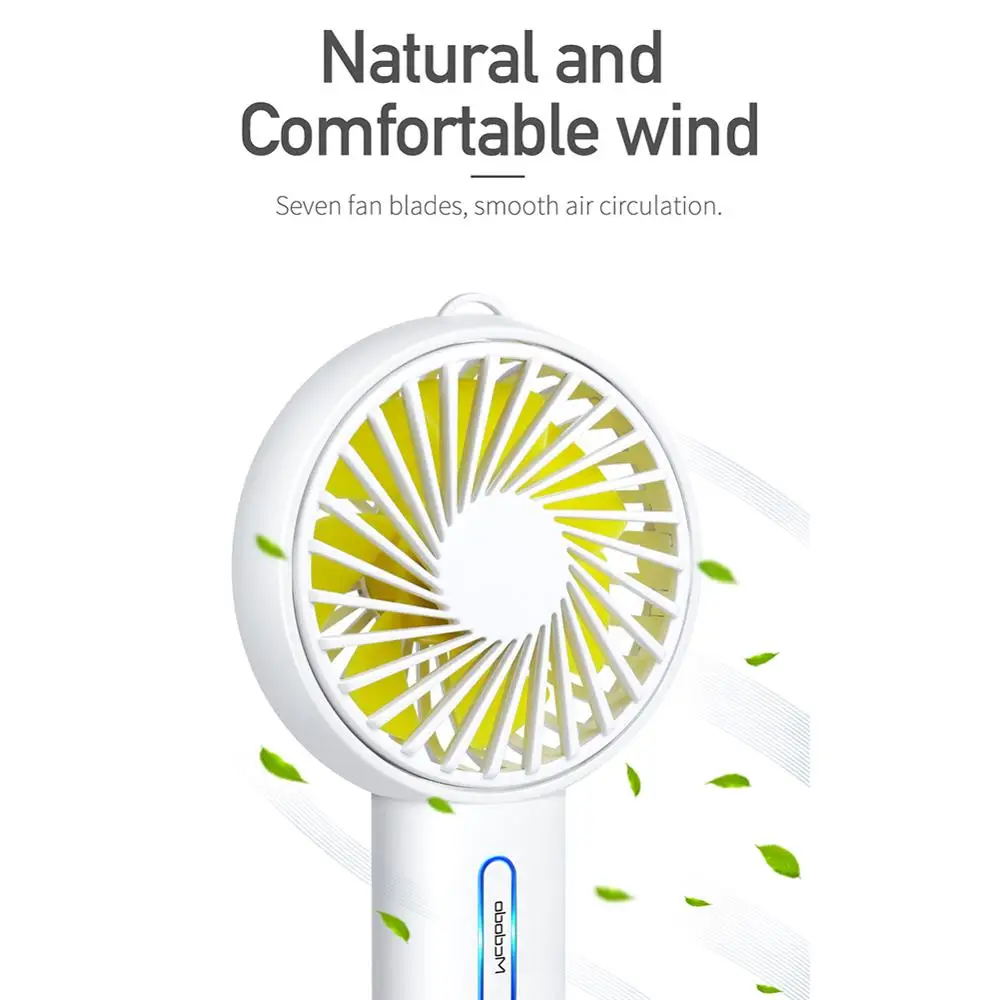 Вентилятор с аккумулятором USB 3 скорости регулируемый подвесной мини-вентилятор