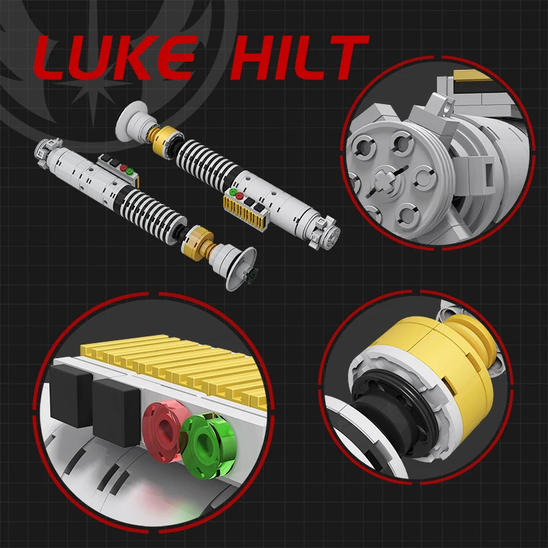 Мпц светильник сабля руки строительные блоки Набор для Звезда Space Wars люк Меч