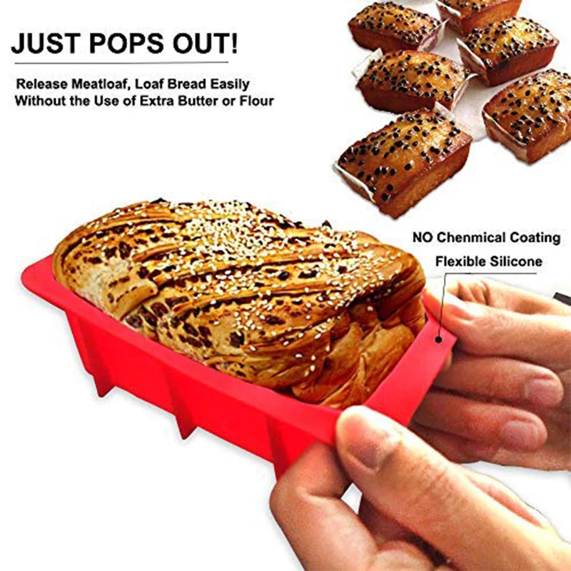 WALFOS Высококачественная многофункциональная силиконовая мини-форма для хлеба