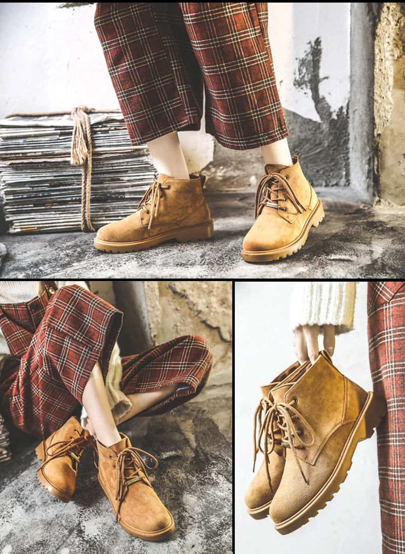 New Autumn Early Winter Shoes Women Boots Fashion Women Ankle Boots Brand Woman Booties Female Hard Outsole Footwear A1946