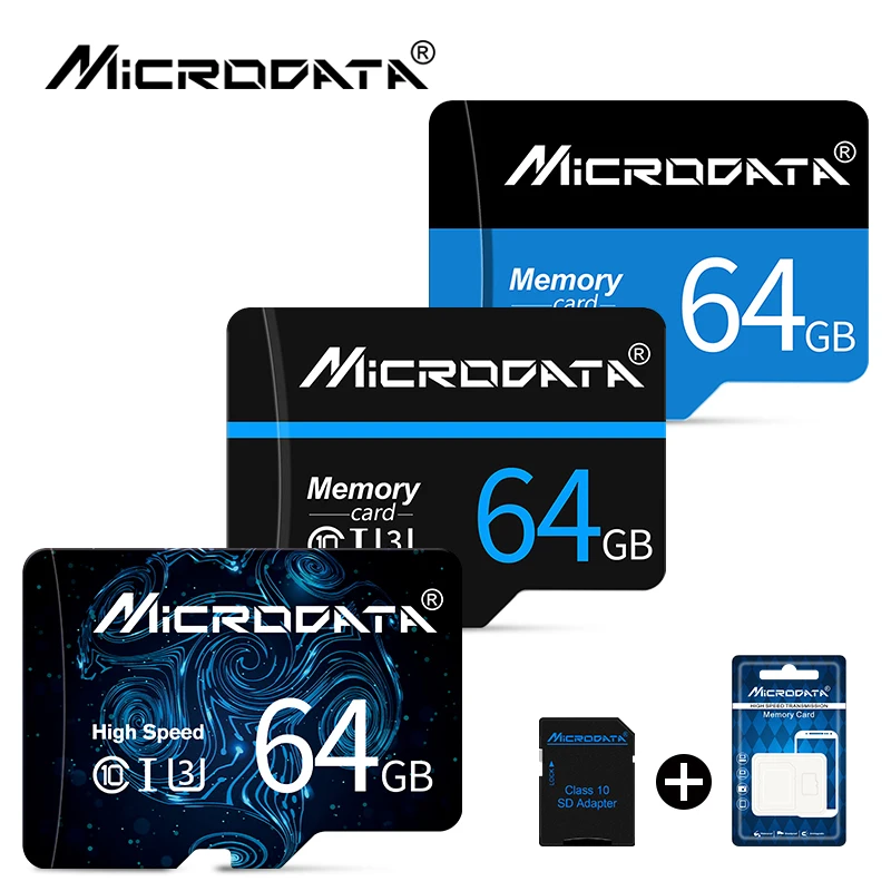 

Wholesale Micro SD TF Card 64 GB Class 10 Flash Memory Card 64GB Microsd For Smartphone Adapter Freeshipping